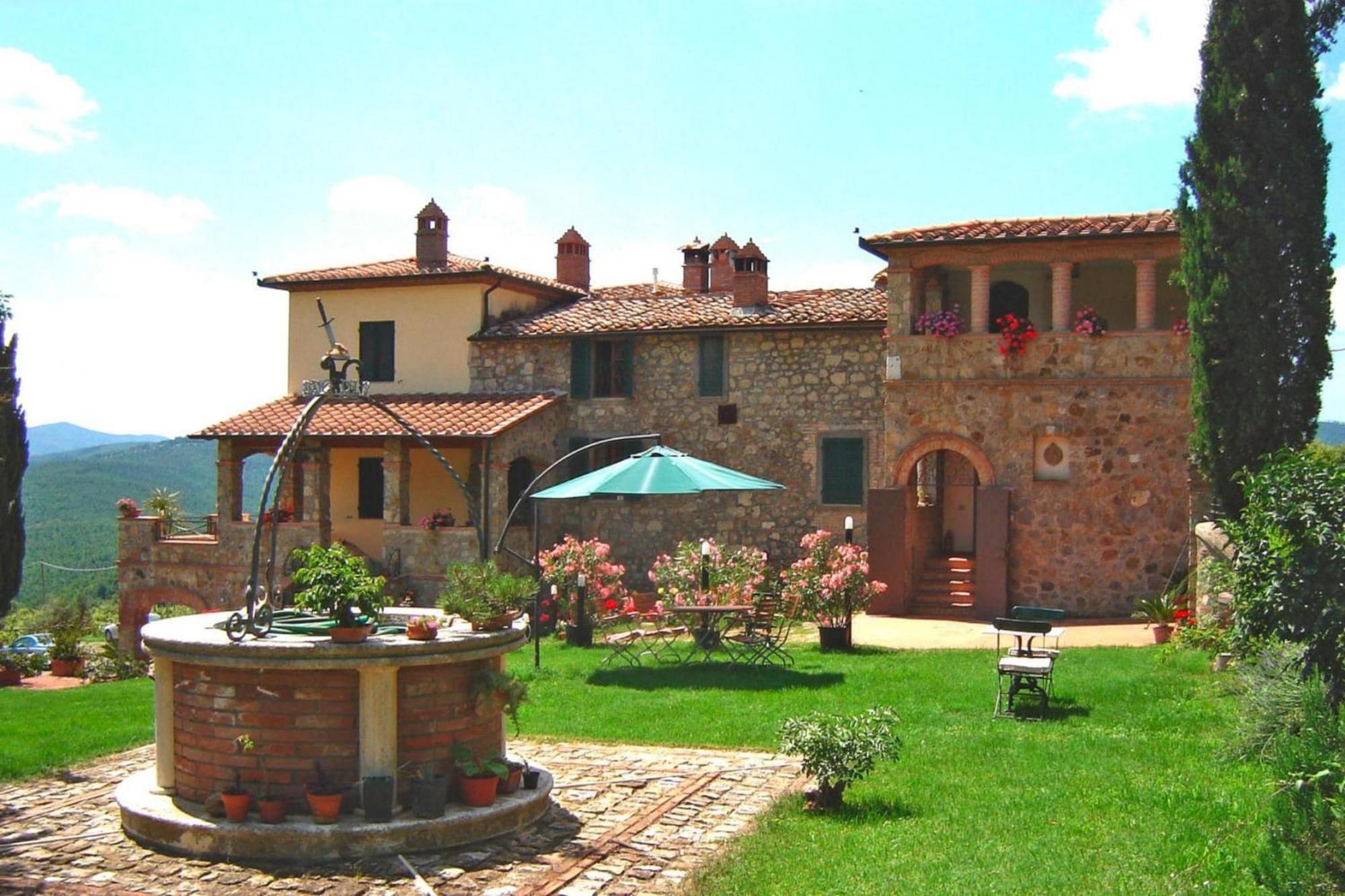 Apartment In Chiusdino With Terrace Bagian luar foto